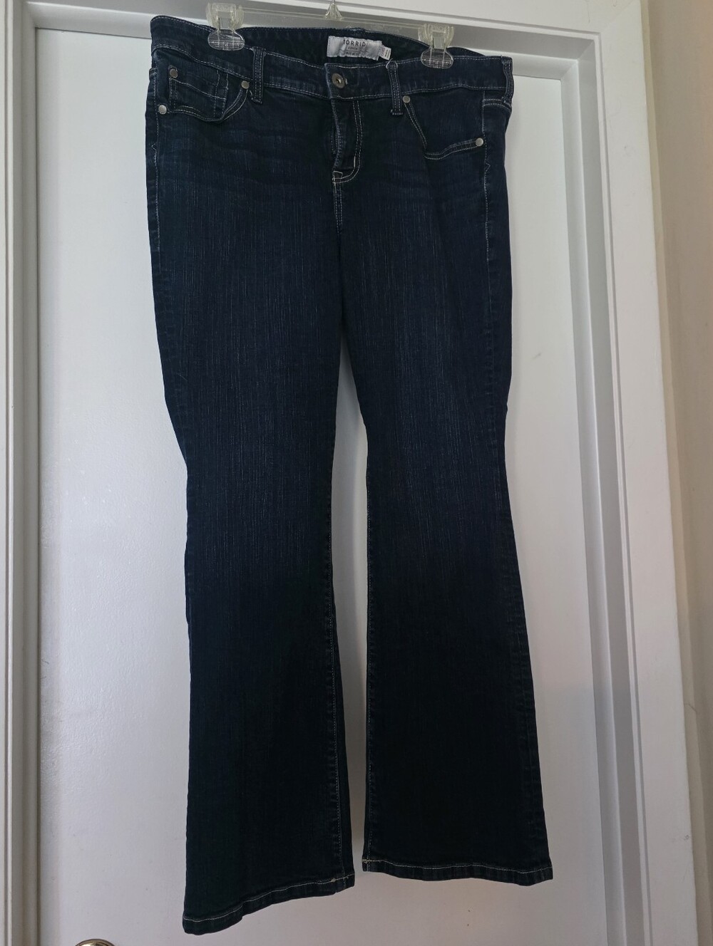 Torrid Dark Navy Slim Boot Cut Jeans